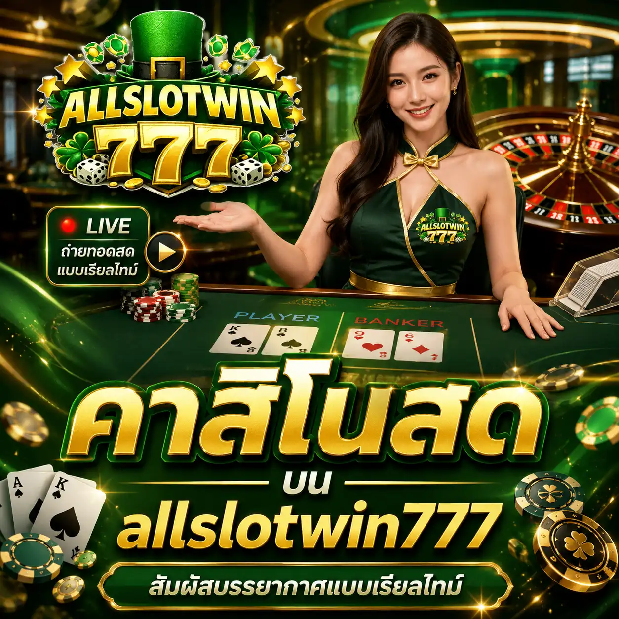 คาสิโนสด สัมผัสบรรยากาศแบบเรียลไทม์